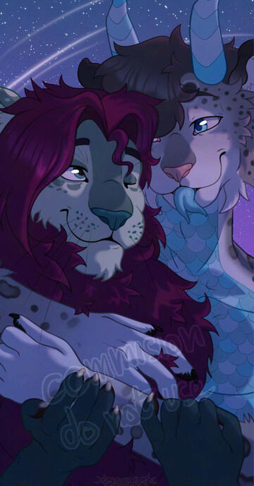 Commission for Seam and Pixis Commission for Seam and Pixis